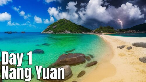 Day 1 on Nang Yuan Island in Koh Tao Thailand