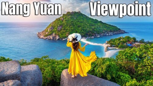 Viewpoint on Nang Yuan Island in Koh Tao Thailand