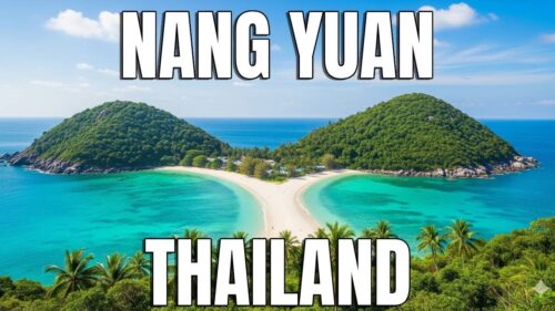 Nang Yuan Island beach timelapse #1 in Koh Tao Thailand
