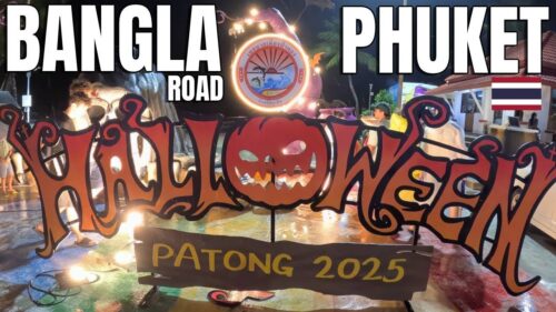 HALLOWEEN NIGHTMARE on BANGLA ROAD 2025! Phuket Thailand Street Party Nightlife Chaos Walking Tour