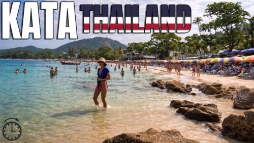 Hidden Perch at Kata Beach | Tropical Crowd & Tide Timelapse
