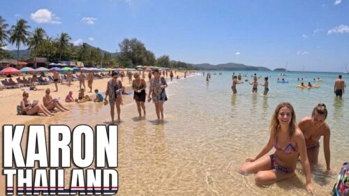 Karon Beach Timelapse 🌊 | Relaxing Sand, Waves & Ocean Views in Phuket Thailand (4K)
